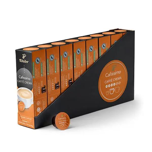 Kohvikapslid TCHIBO Caffe Crema Rich Aroma 80tk Kohvikapslid TCHIBO Caffe Crema Rich Aroma eriti aromaatse kohvi austajale