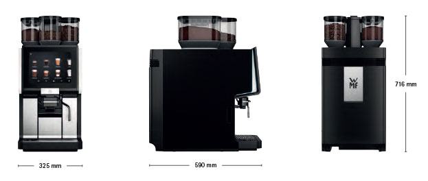WMF1500S+ mõõdud