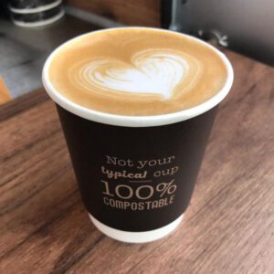 Kohvitops topelt seinaga Smokin Bean 100% Vegware 250ml