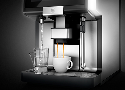 Kohvimasin WMF 5000 S+ Dynamic Milk 4 WMF_Coffee_Machines_5000splus_overview_parallelbezugkaffeewasser_00
