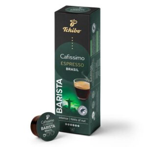 Kohvikapslid Tchibo Cafissimo Barista Espresso Brasil - kergelt mõrkja ja pähklise järelmaitsega