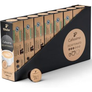 Kohvikapslid TCHIBO Caffe Crema Decaffeinato - pehme maitsega kofeiinivaba kohv.