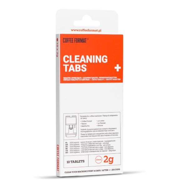 Kohvimasina pesutabletid Coffee Format Cleaning Tabs 10x2g