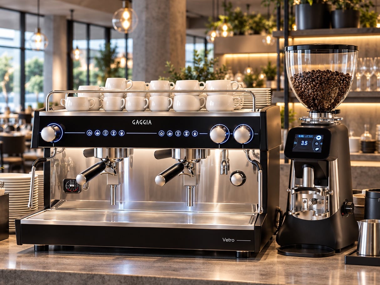 Täislahendused 1 Poolautomaatne espressomasin